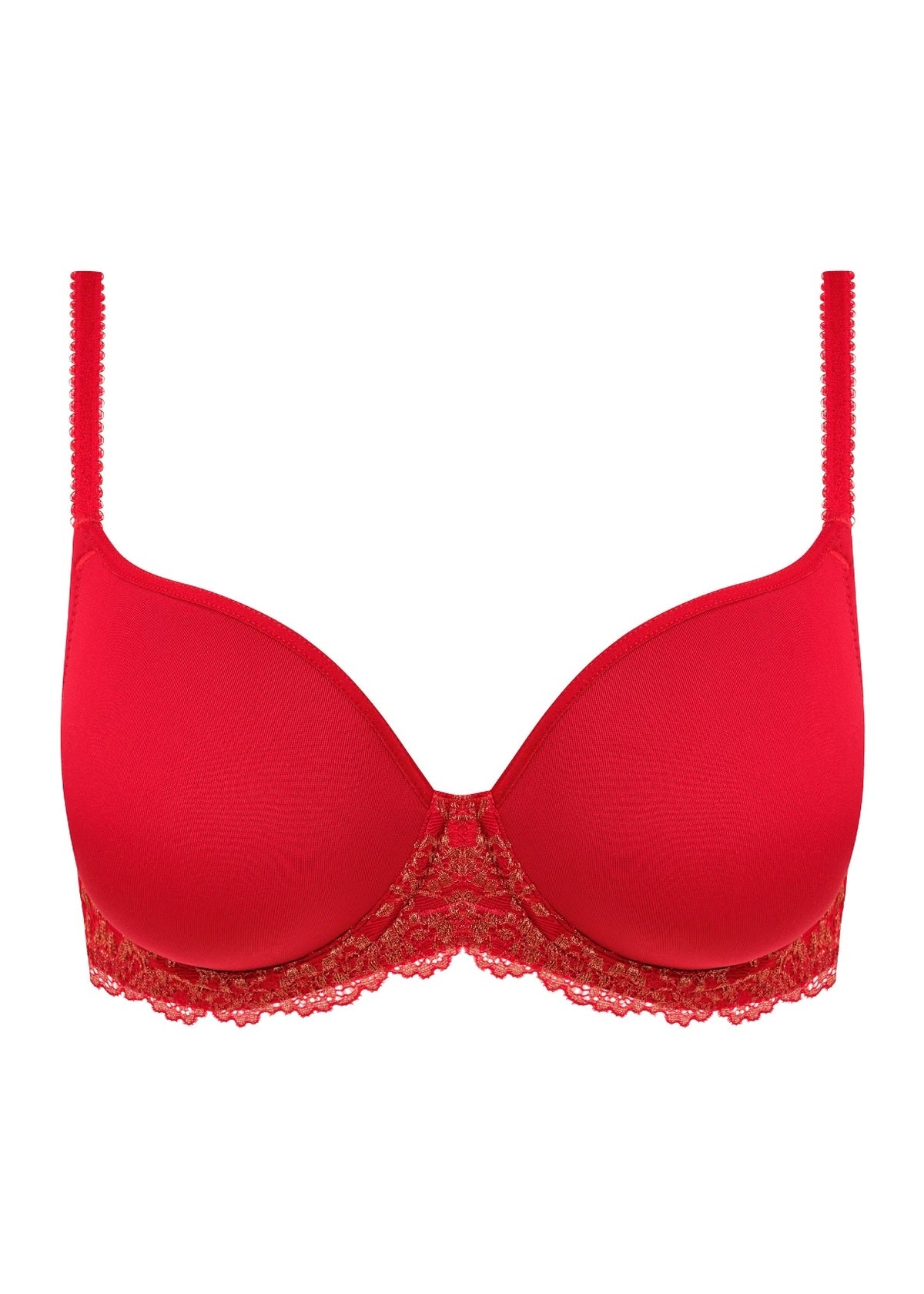 Wacoal | Embrace Lace Grandalia Contour Bra | Red/Rose Gold