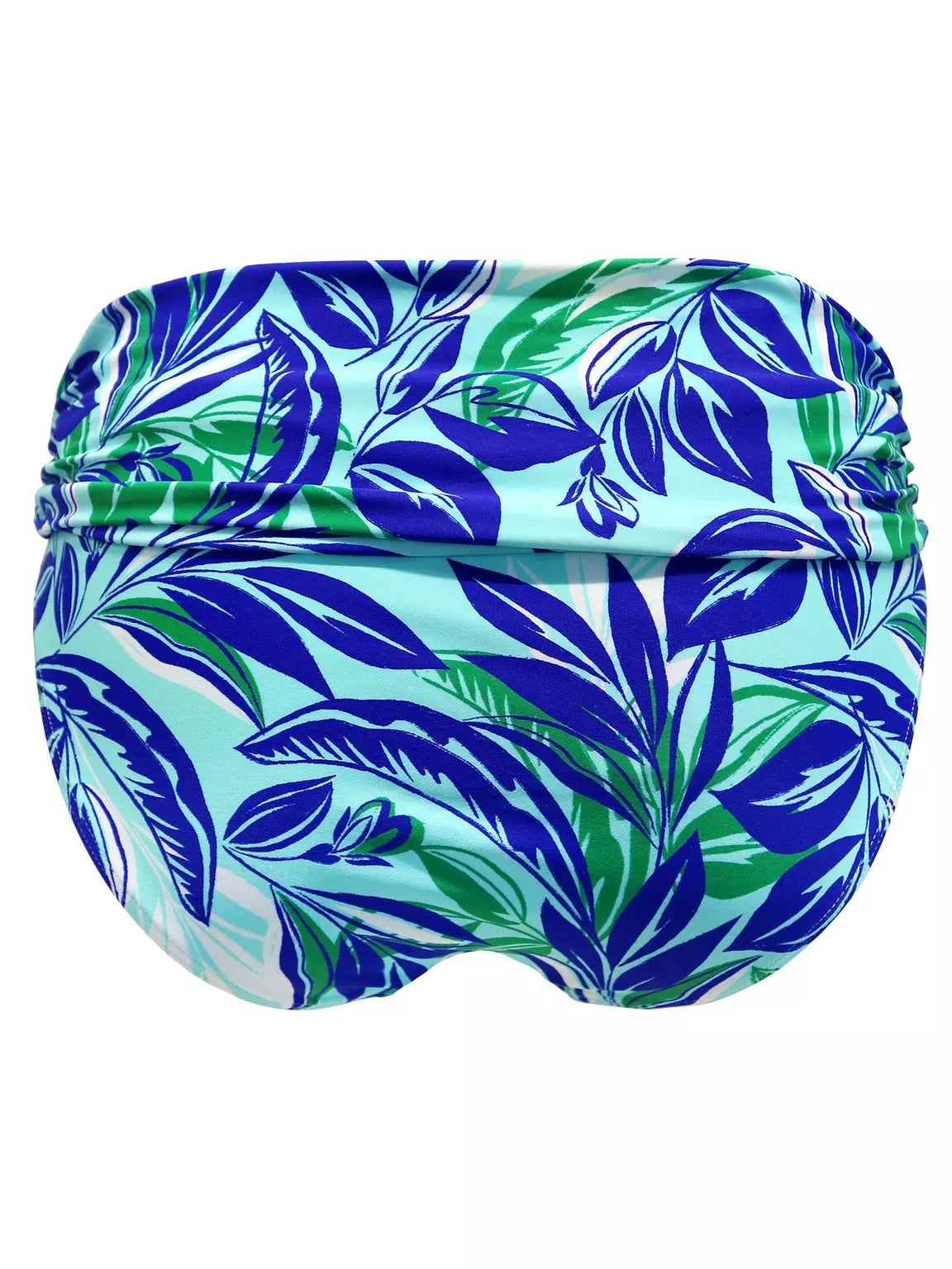 Pour Moi | Santa Monica Foldover Bikini Brief | Aqua Palm
