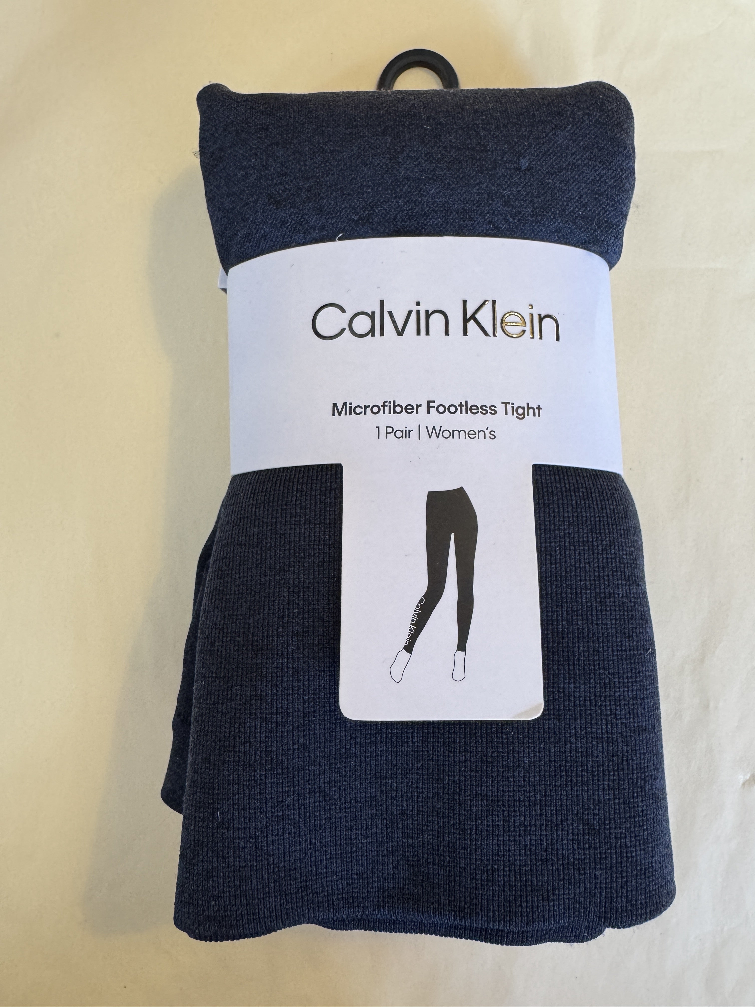 Calvin Klein | Microfibre Footless Tights | Navy