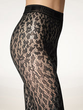 Load image into Gallery viewer, Wolford | Leo Lace Tights | Black
