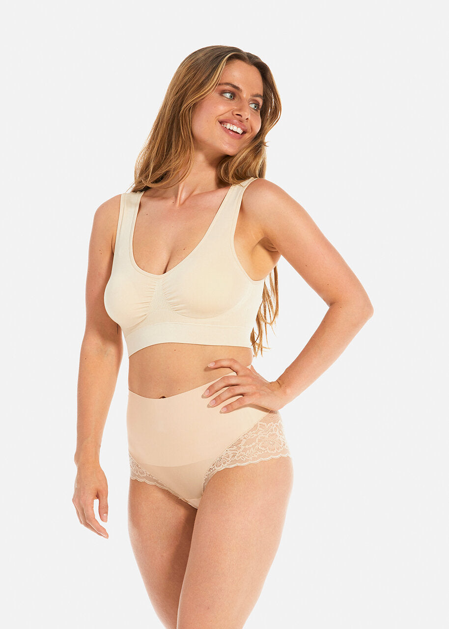 Magic | Tummy Shaper Lace | Latte