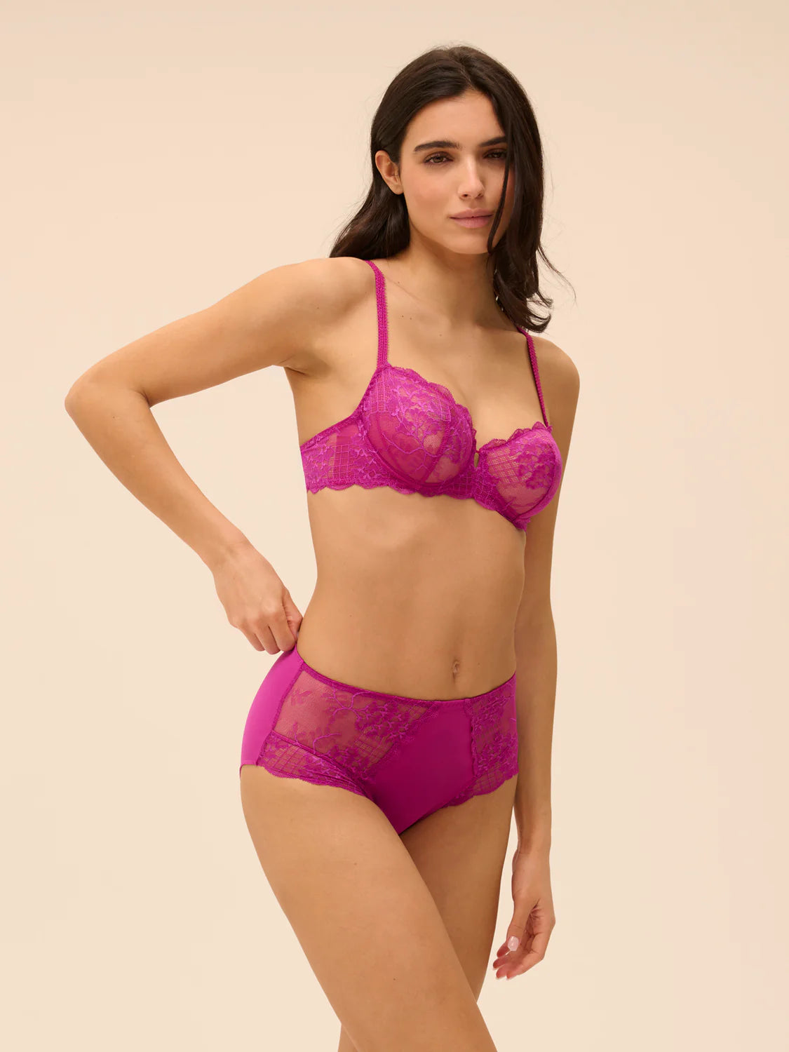 Simone Perele | Reve High Waist Brief | Azalea