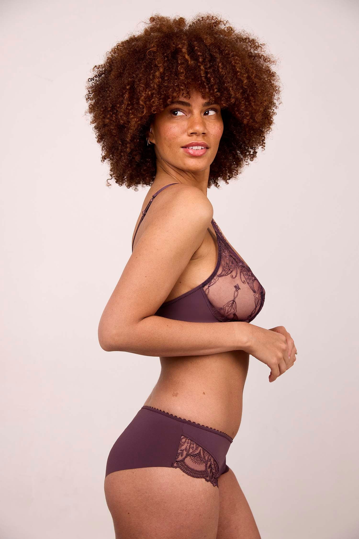 Maison Lejaby | Poesie Triangle Bralette | Grenadille
