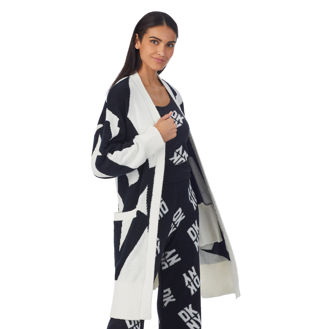 DKNY | Cozy Vibes Robe | Off White