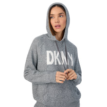 Load image into Gallery viewer, DKNY | Boucle Hooded Top and Pant Set | Grey
