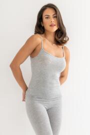 Pour Moi | Second Skin Thermal Cami Top | Grey