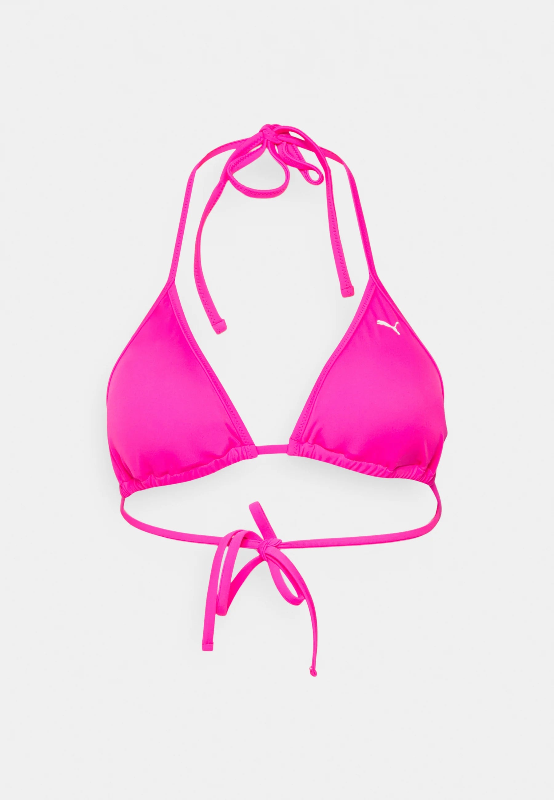 Puma | Triangle Bikini Top | Neon Pink