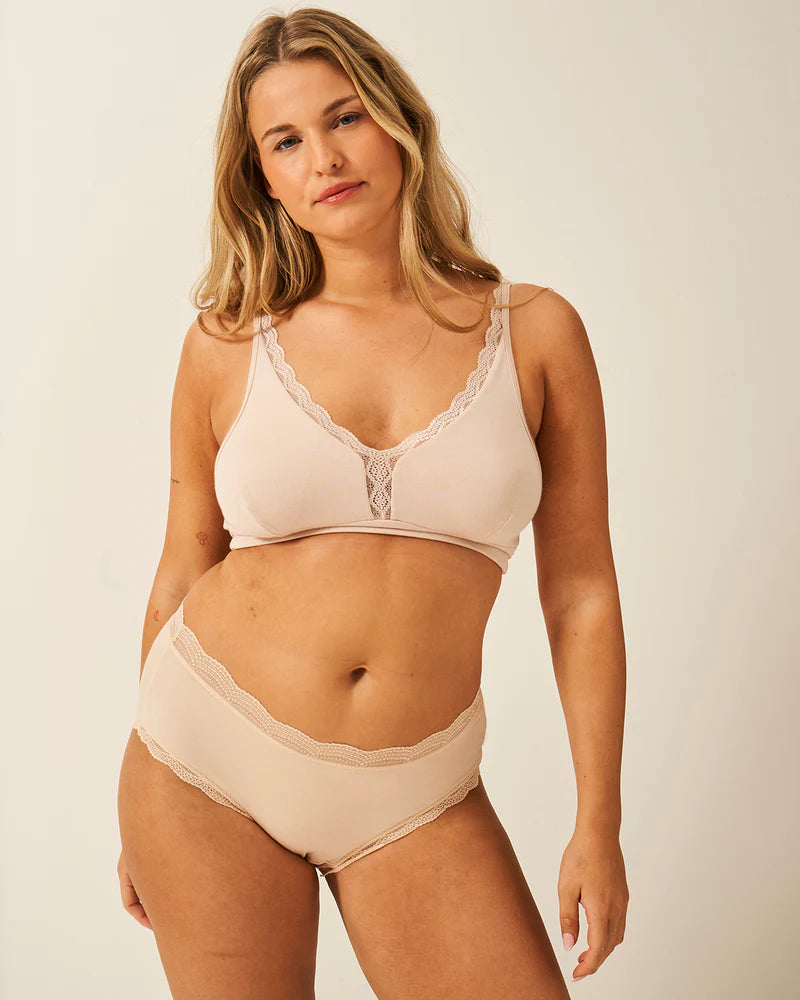 Stripe & Stare | High-Rise Knicker | Sand