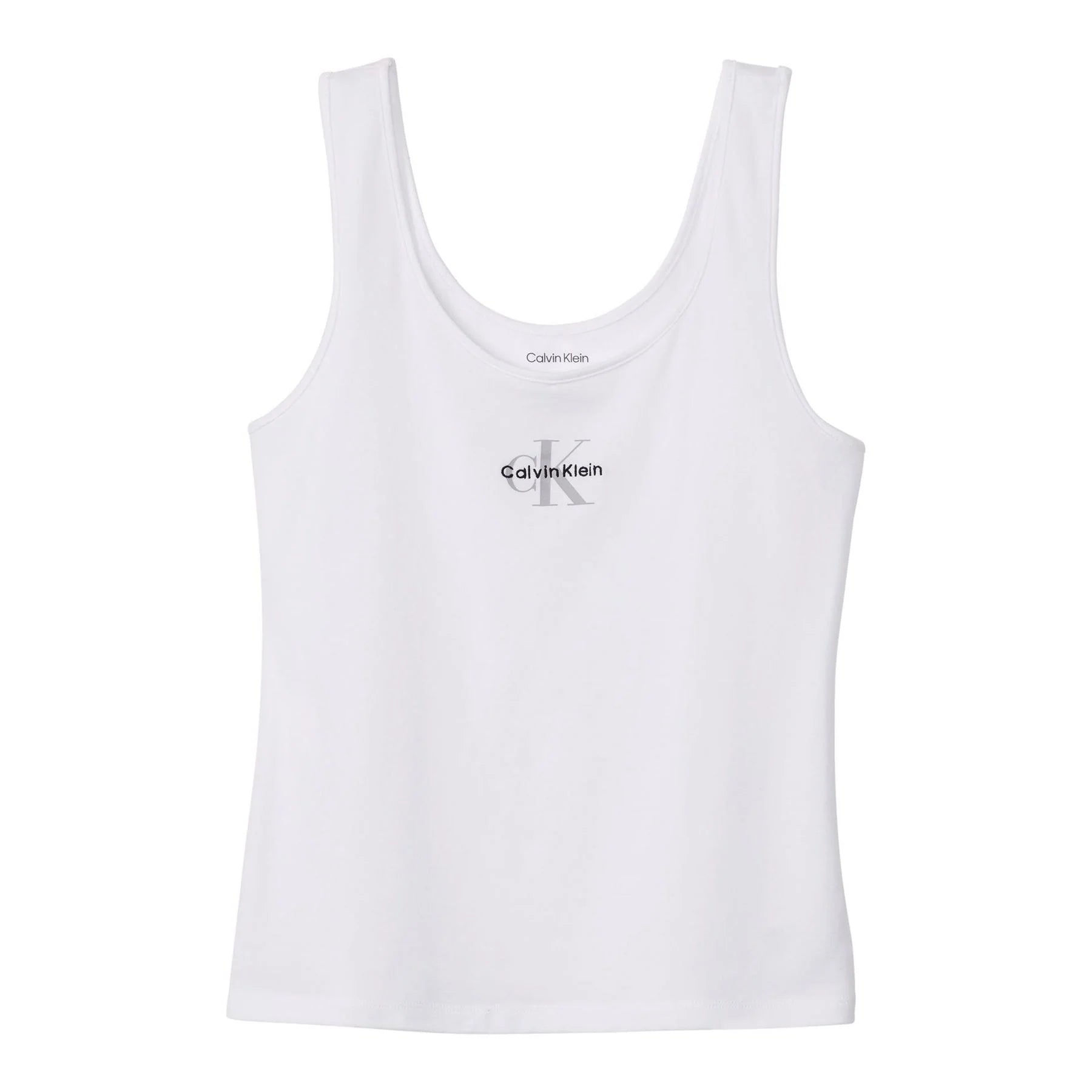 Calvin Klein | CK Monogram Slim Tank Top | Classic White