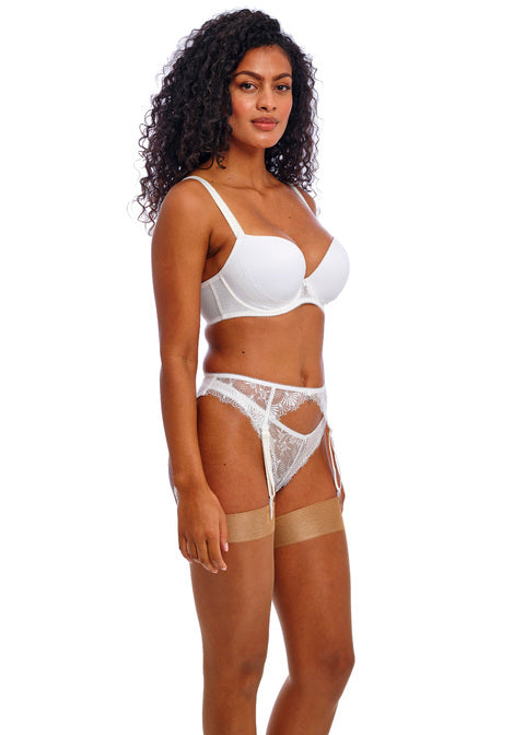 Freya | Fascinate Suspender | White