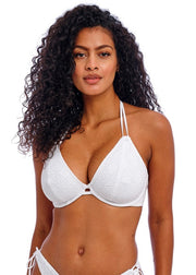 Freya | Nomad Nights  Halter Bikini Top | White