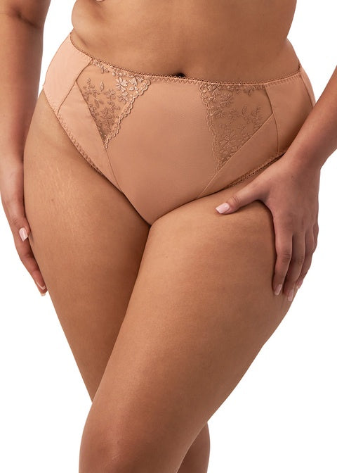 Elomi | Zarla High Leg Brief | Cafe Au Late