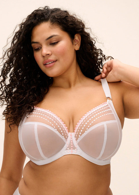 Elomi | Matilda Underwired Plunge Bra | White