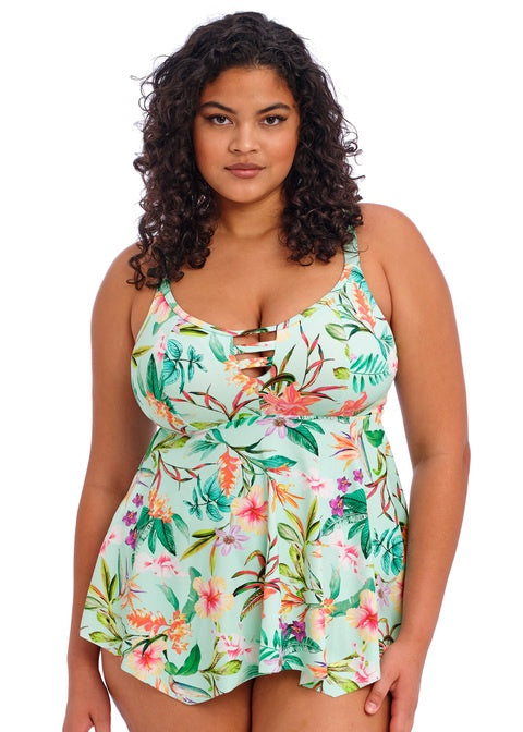 Elomi | Sunshine Cove Non Wired Moulded Tankini Top | Aqua