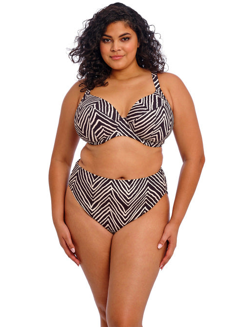 Elomi | Fiji Falls Plunge Bikini Top | Black