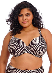 Elomi | Fiji Falls Plunge Bikini Top | Black