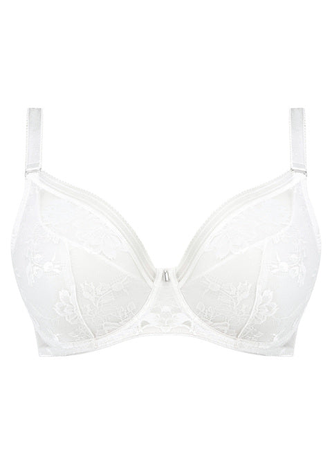 Fantasie | Fusion Lace Padded Plunge Bra | White