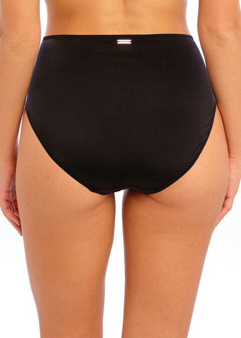 Fantasie | East Hampton High Waist Bikini Brief | Black