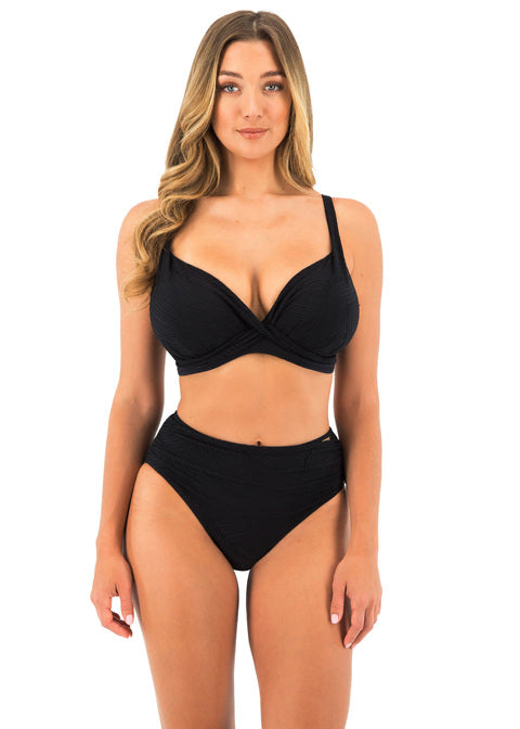 Fantasie | Ottawa Plunge Bikini Top | Black