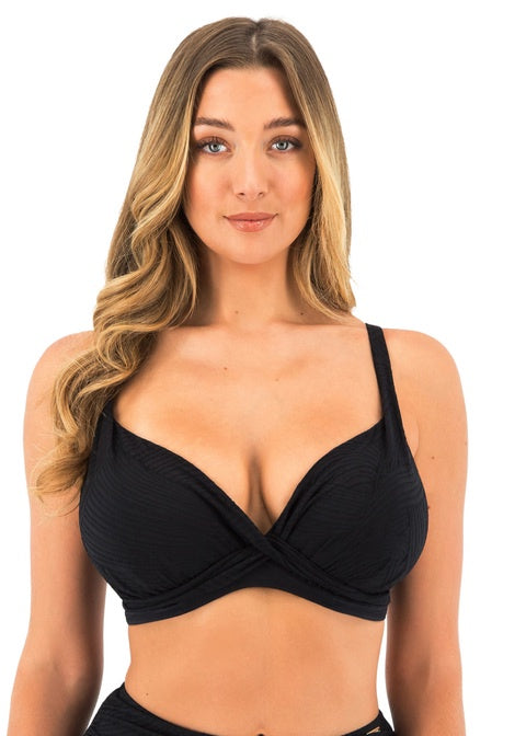 Fantasie | Ottawa Plunge Bikini Top | Black
