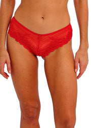 Wacoal | Embrace Lace Tanga | Equestrian Red