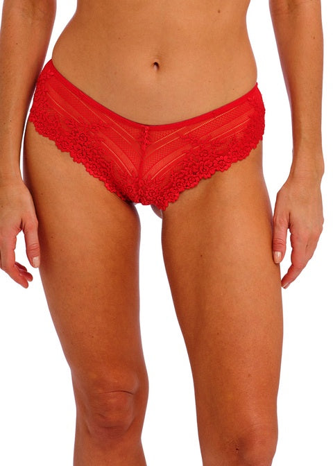 Wacoal | Embrace Lace Tanga | Equestrian Red