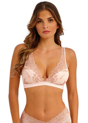 Wacoal | Embrace Lace Bralette | Angel Wing/ Rose Dust