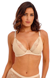 Wacoal | Sensu Lace Uw Plunge Bra | Champagne