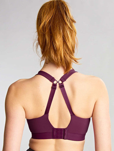 Panache | Endurance Non Padded Wired Sports Bra | Berry / Chalk