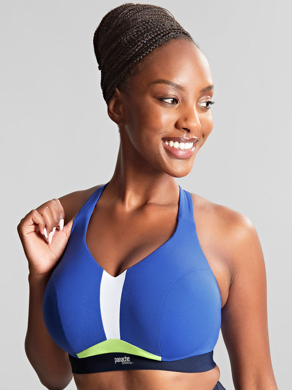 Panache | Endurance Non Padded Wired Sports Bra | Blue
