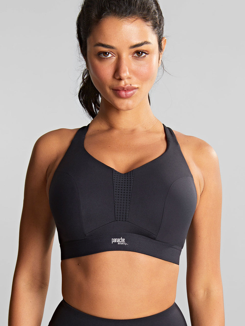 Panache | Endurance Non Padded Wired Sports Bra | Black