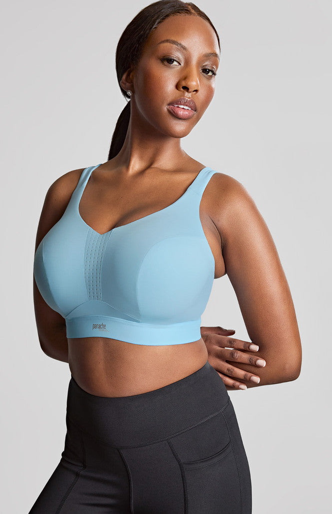 Panache | Endurance Non Padded Wired Sports Bra | Sky Blue