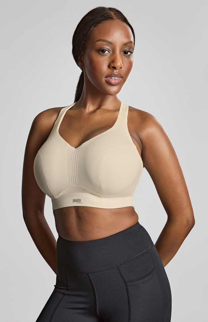 Panache | Endurance Non Padded Wired Sports Bra | Chalk