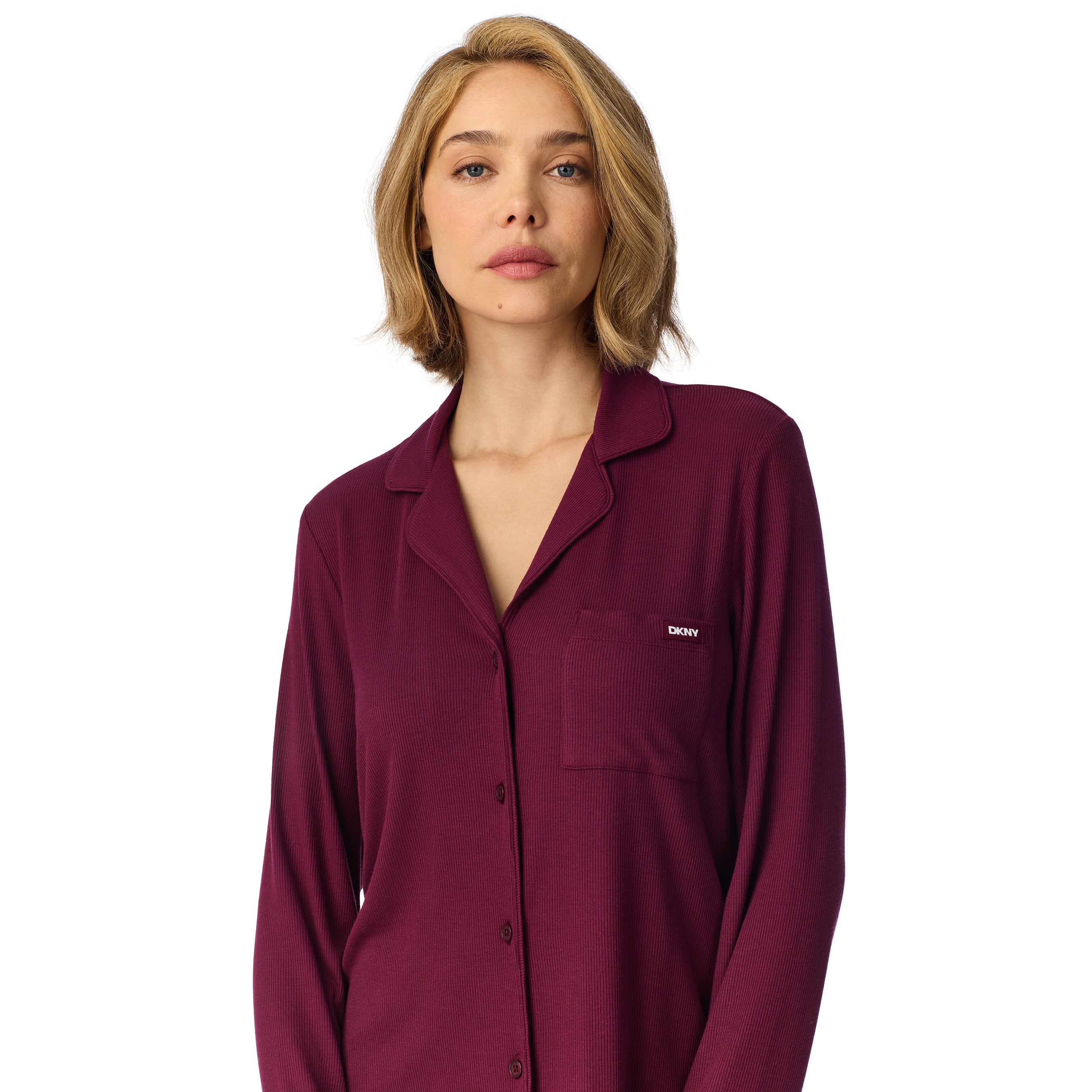 DKNY | Long Pyjama Set | Burgundy