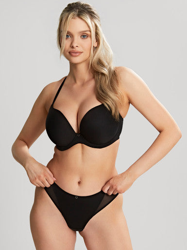 Cleo | Faith Moulded Plunge | Black