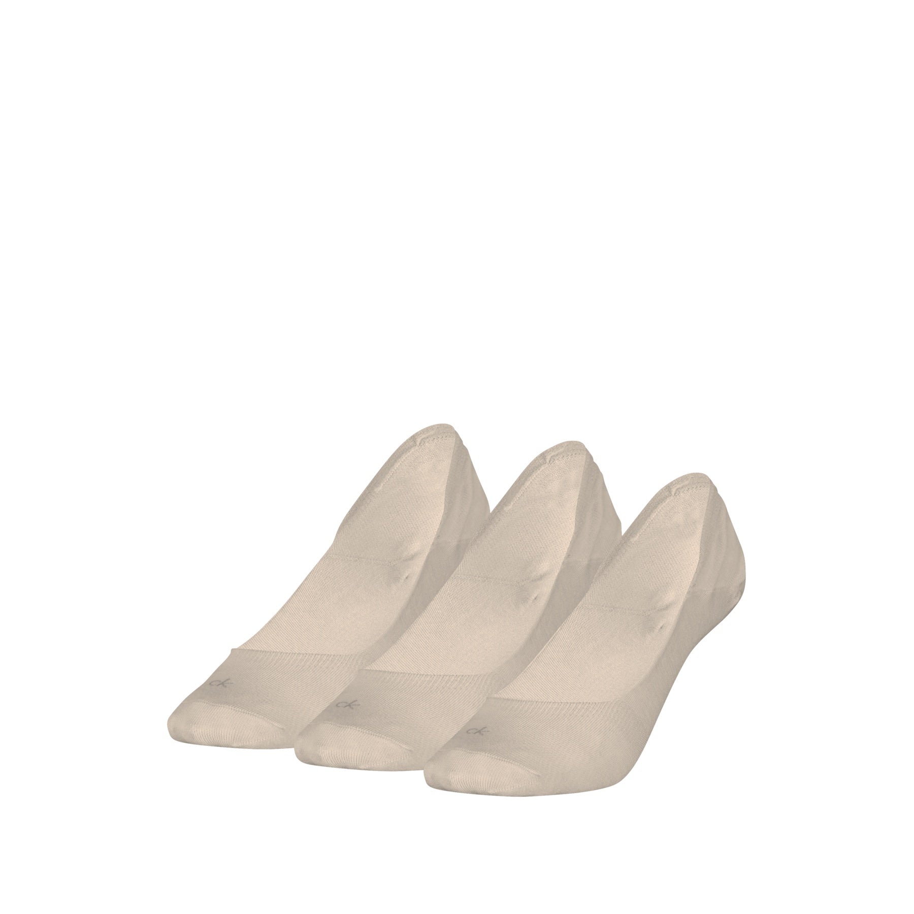 Calvin Klein | 3 Pack Invisible Socks | Beige