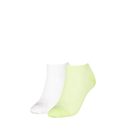 Tommy Hilfiger | 2 Pack Sneaker Socks | Lime/White