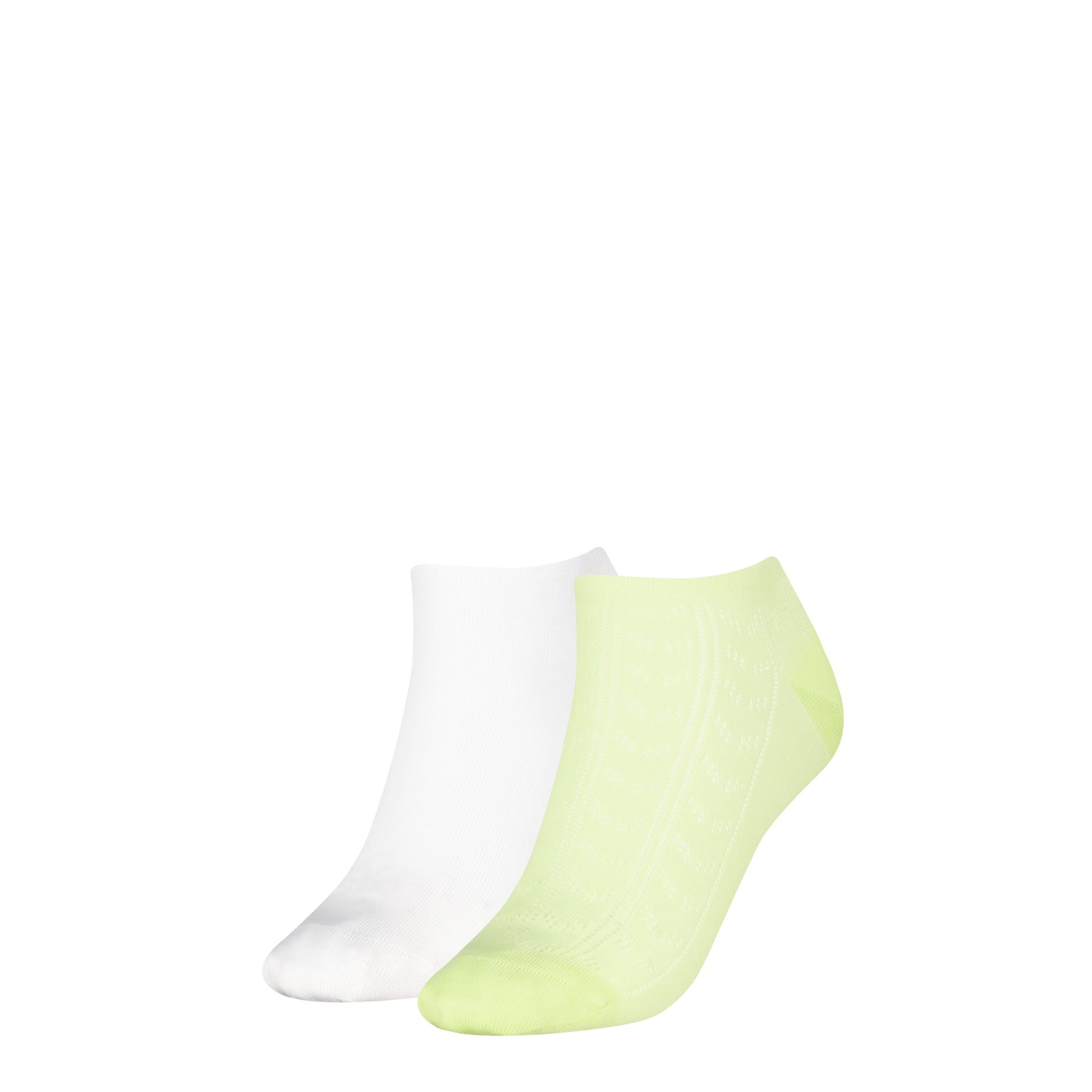 Tommy Hilfiger | 2 Pack Sneaker Socks | Lime/White