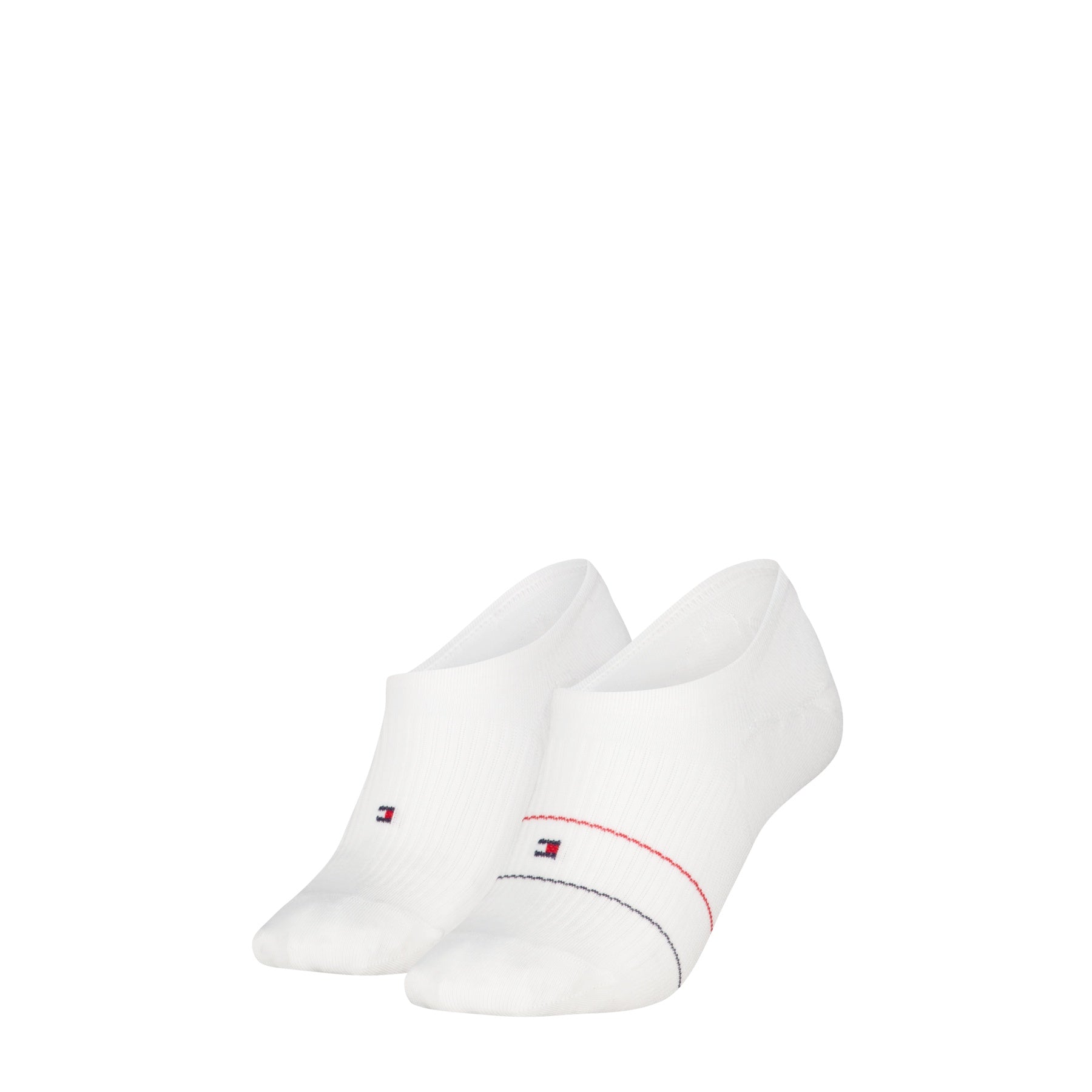 Tommy Hilfiger | 2 Pack High Cut Footie Socks | White