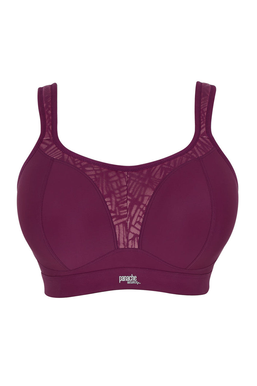 Panache | Boundless Non Wired Sports Bra | Berry / Chalk