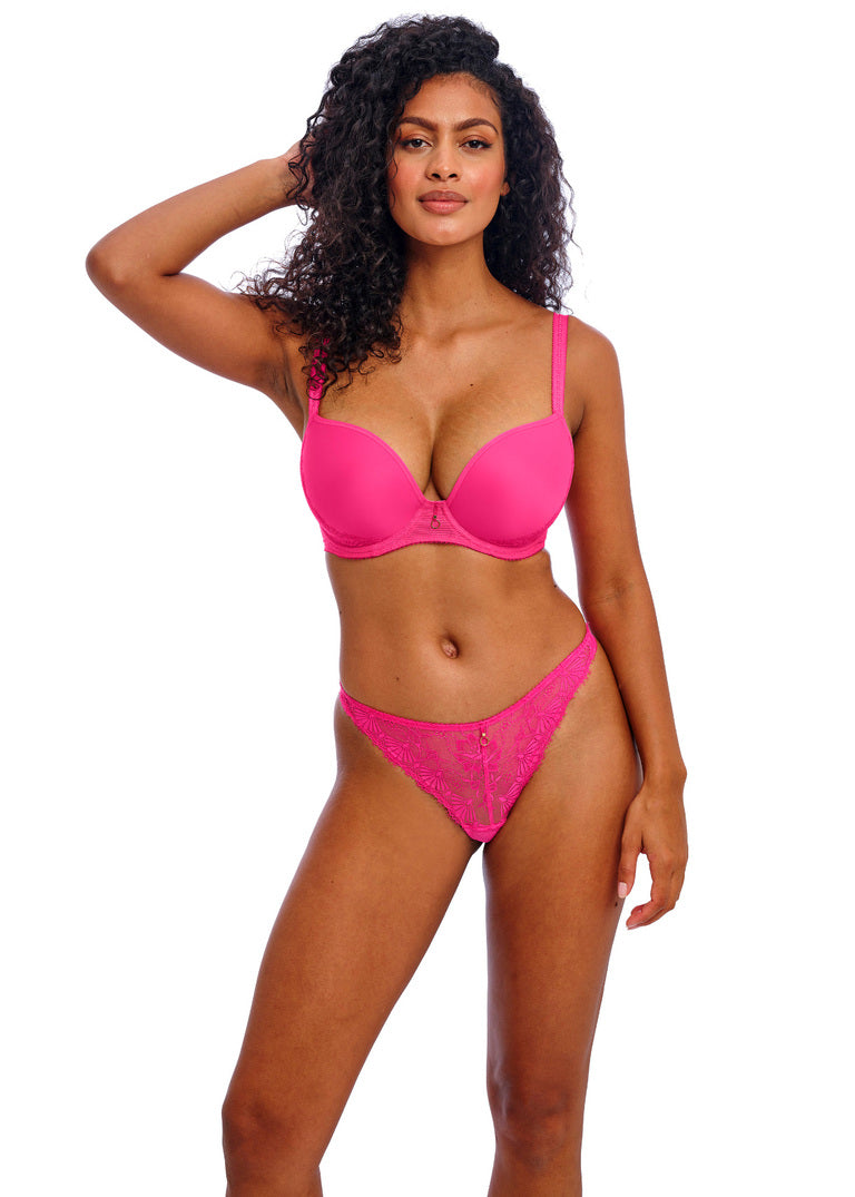 Freya | Fascinate Thong | Hot Pink