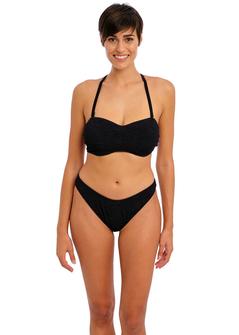 Freya | Ibiza Waves Bandeau | Black
