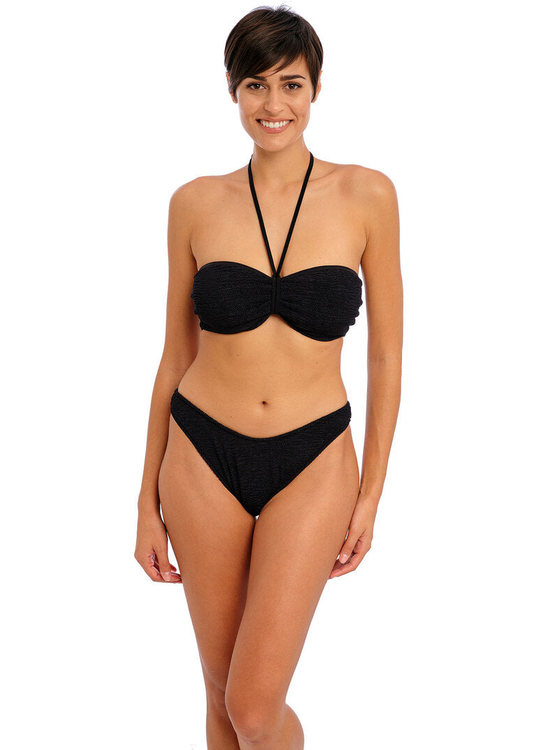 Freya | Ibiza Waves Bandeau | Black