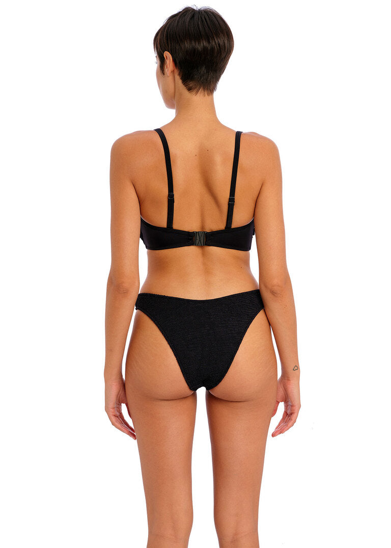 Freya | Ibiza Waves Bandeau | Black