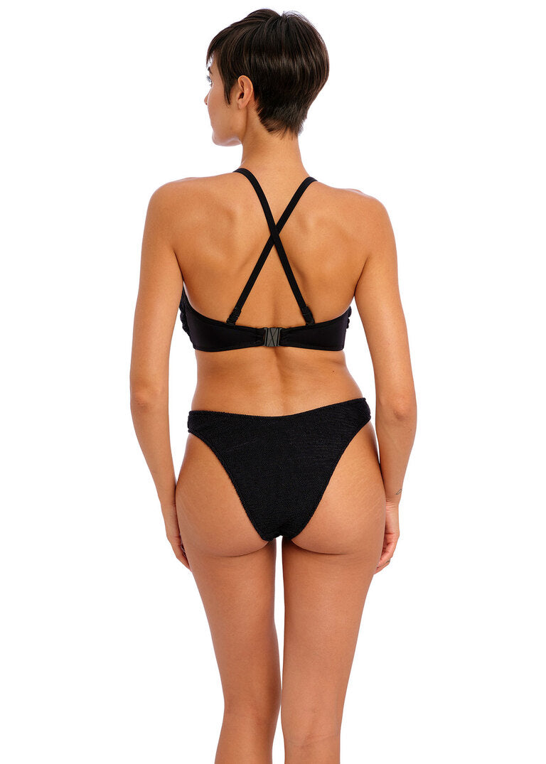 Freya | Ibiza Waves Bandeau | Black