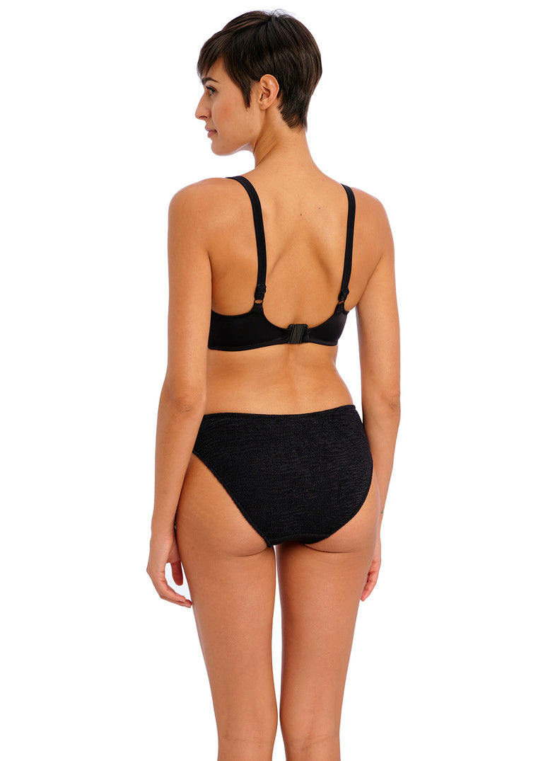 Freya | Ibiza Waves Bikini Brief | Black