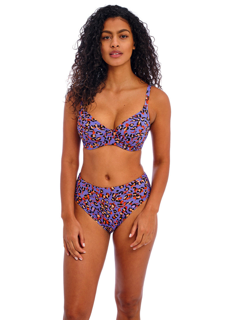 Freya | Santiago High Waist Bikini Brief | Leopard