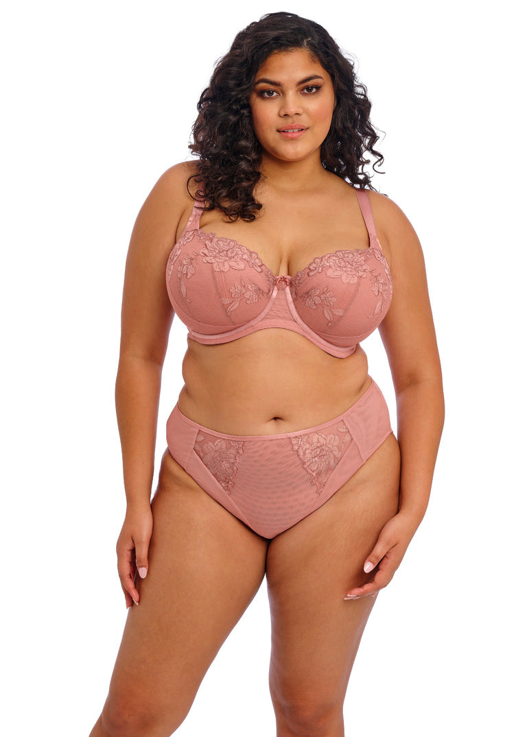 Elomi | Teagan Padded Half Cup Bra | Ash Rose