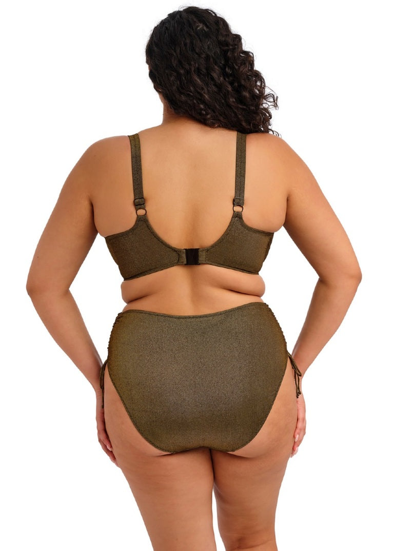 Elomi | Sunset Shimmer Adjustable Bikini Brief | Gold Rush