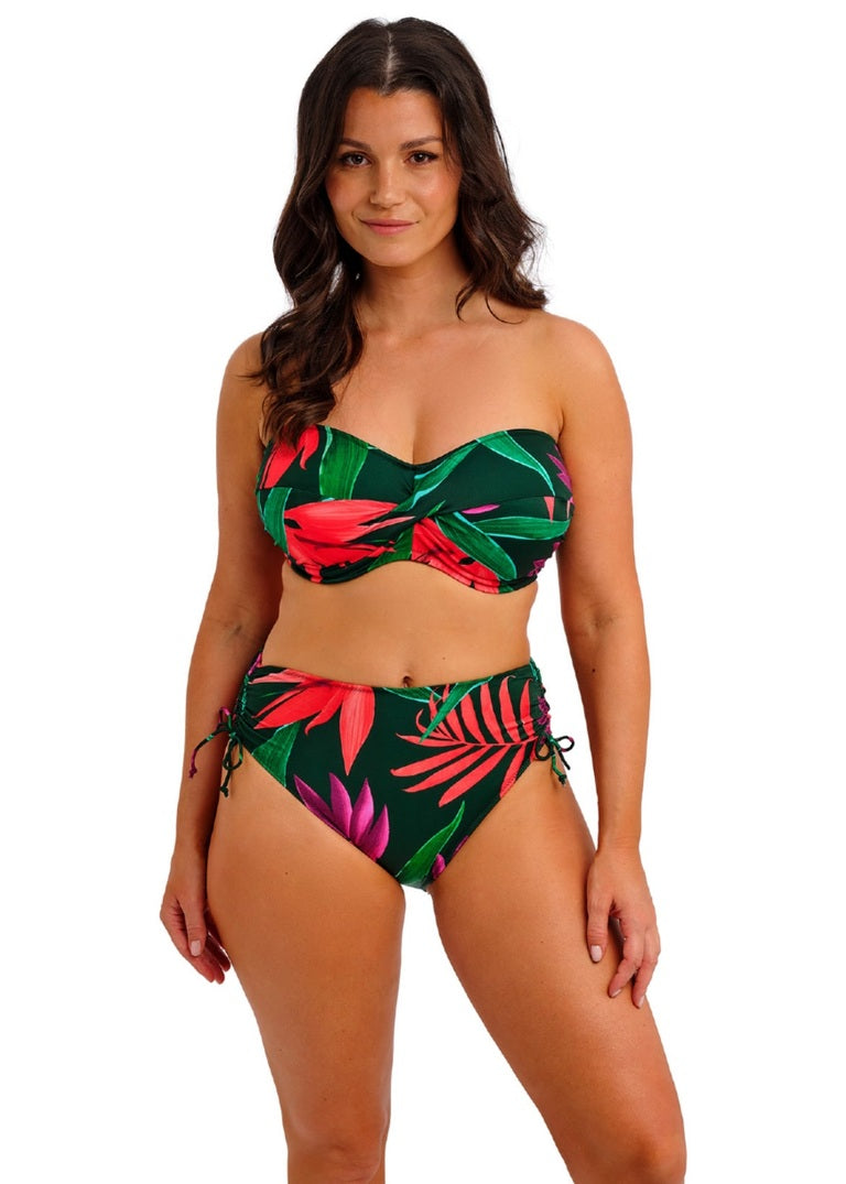 Fantasie | Pichola Twist Bandeau Bikini Top | Mangrove